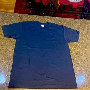 Supreme dark navy blank tshirt size large